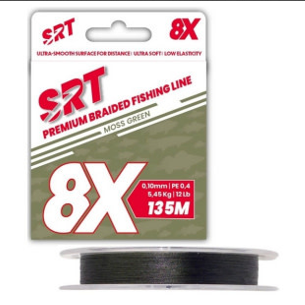 Sert SRT X8 Green Moss mt. 135 mm. 0.12 PE 0.6 Kg. 7.27 Lb 16 - Clicca l'immagine per chiudere